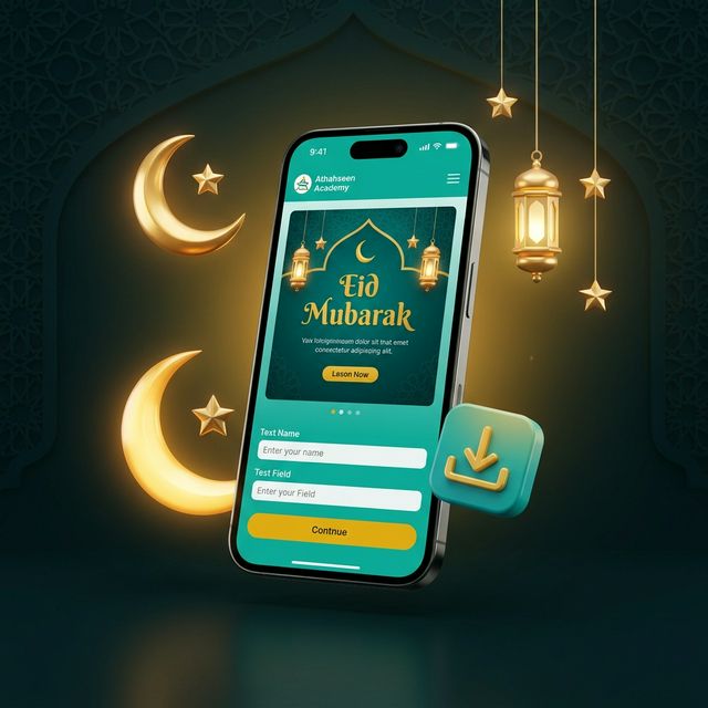 Athahseen Eid Mubarak Card